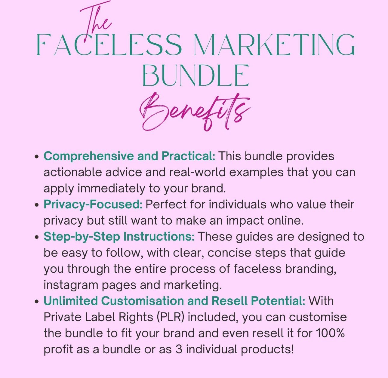 Faceless Marketing Bundle - Payhip