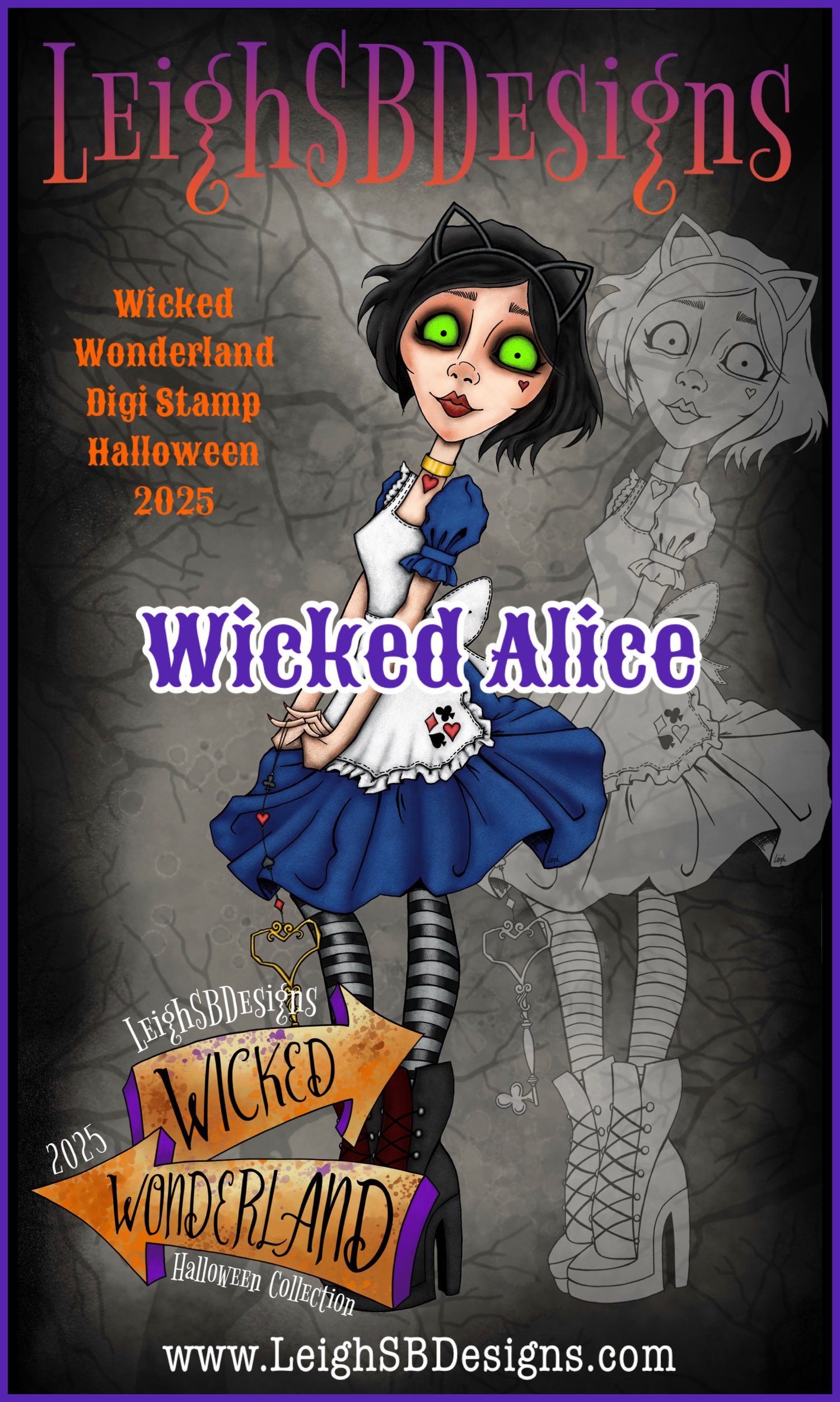LeighSBDesigns Wicked Alice