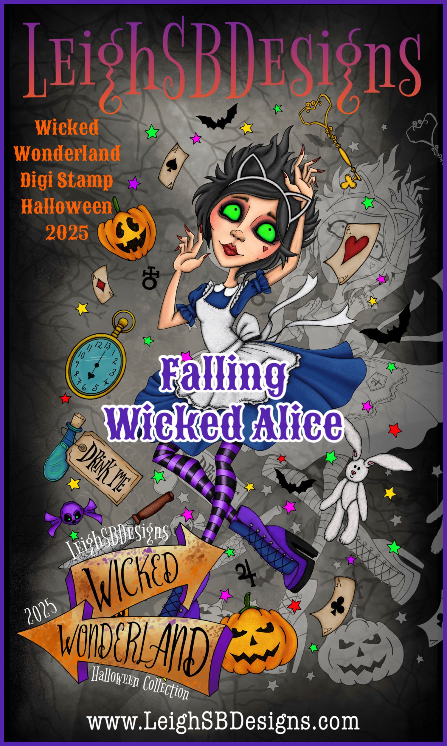 LeighSBDesigns Falling Wicked Alice