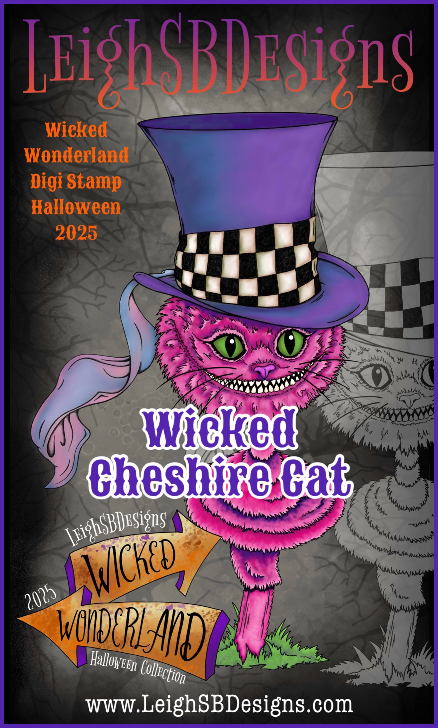LeighSBDesigns Wicked Cheshire Cat