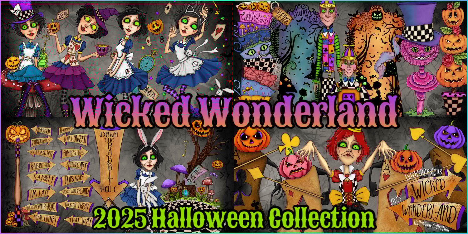 LeighSBDesigns Wicked Wonderland 2025 Halloween Collection