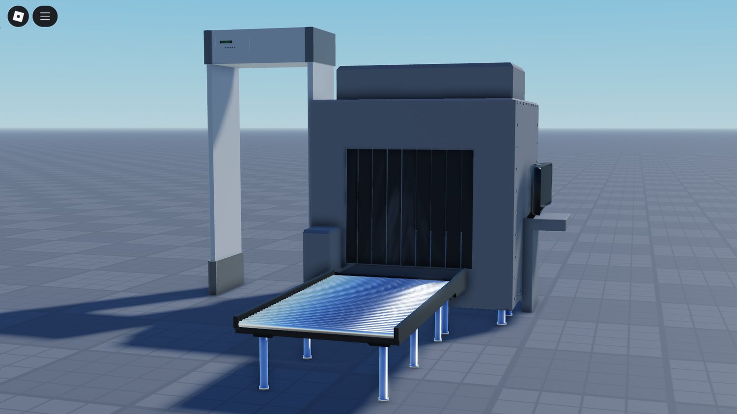 Functional bags scanner in roleplay map