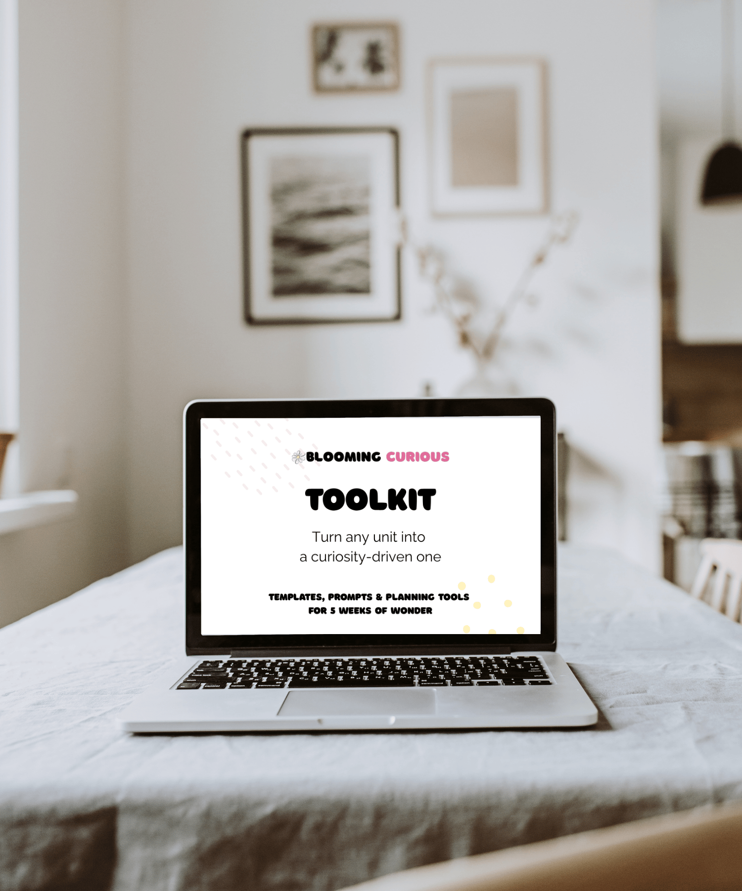 Curiosity Toolkit on laptop to turn every lesson into a curiosity-led one