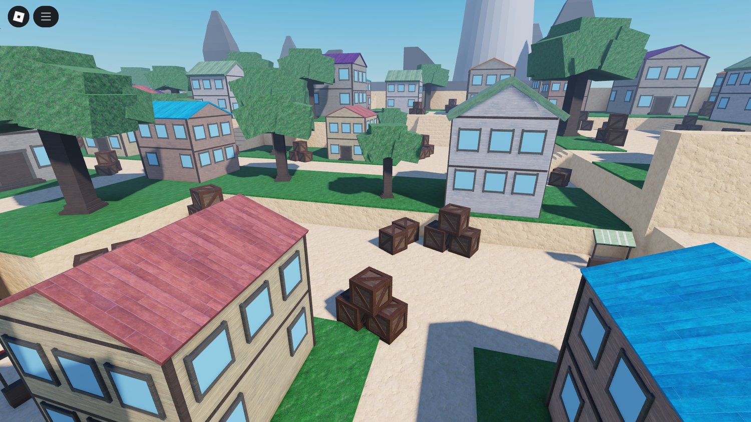 Scenic streets in Mid Poly Map showcase