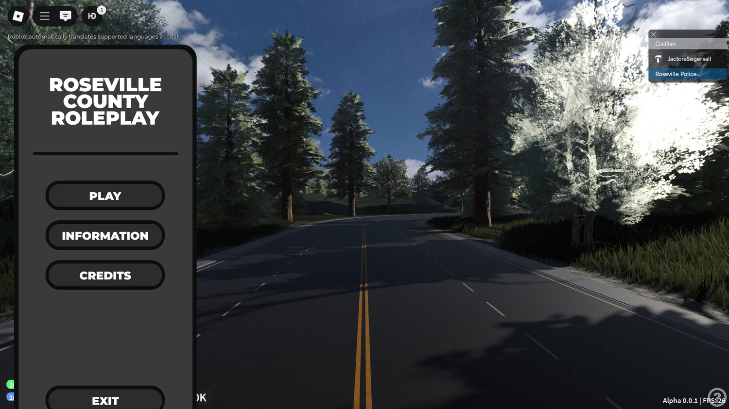 Start UI and menu system in Roblox game