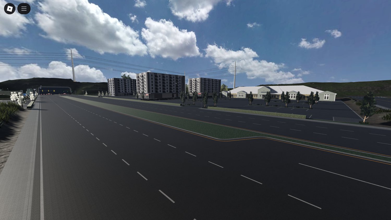 Immersive city environment with scripted gameplay