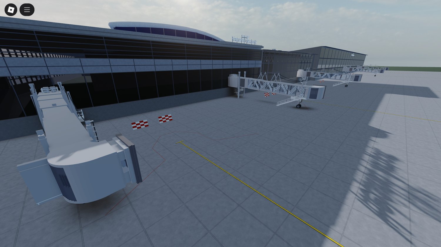 Terminal exteriors with detailed surroundings
