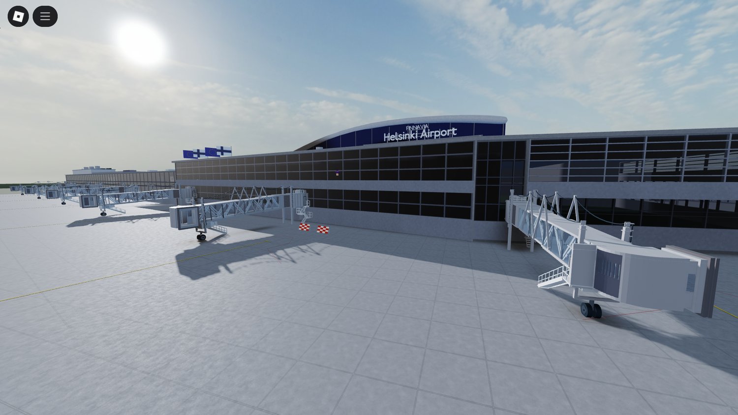 Large-scale waiting areas ready for customization
