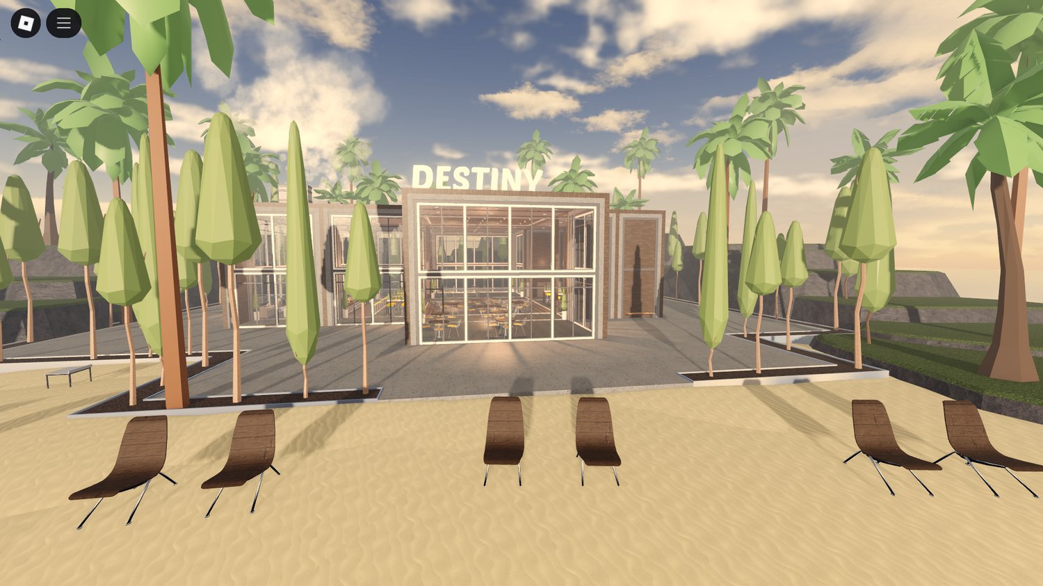 Roblox Cafe Restaurant DESTINY full interior overview