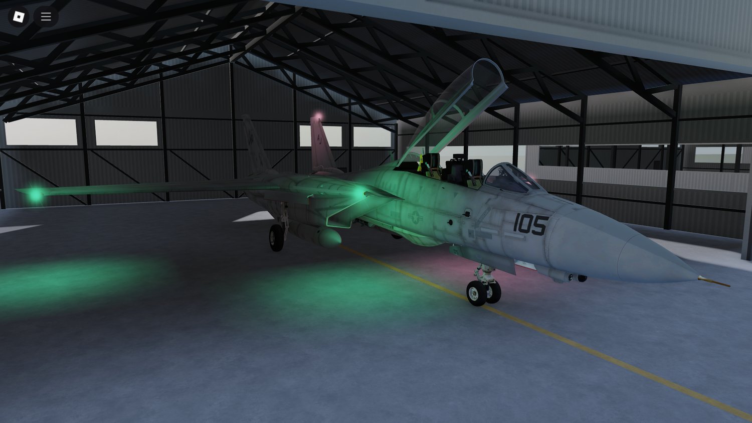 F22AK fighter fully operational at hangar