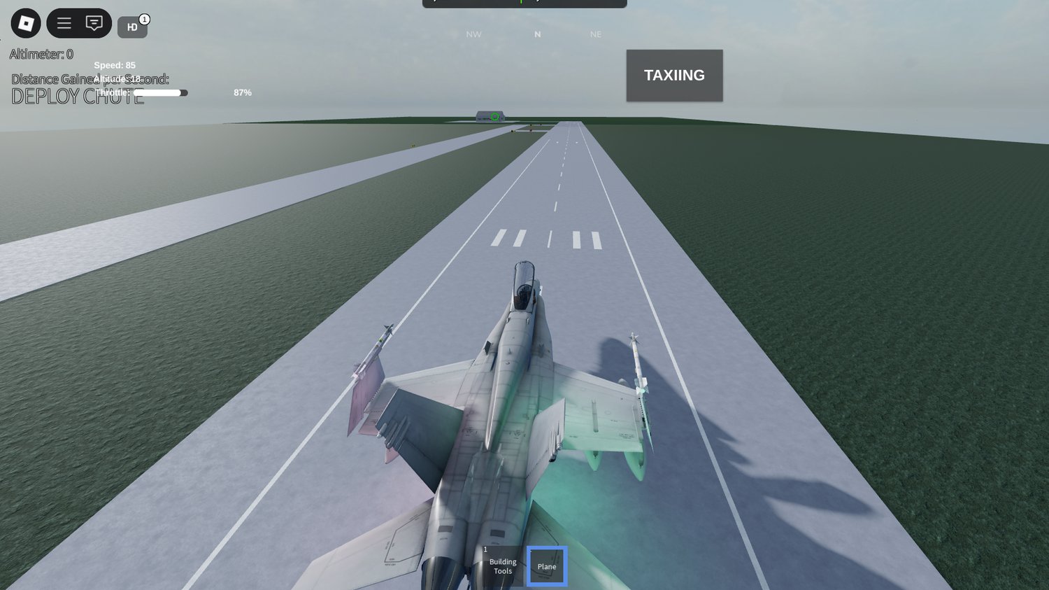 Aviation showcase with 5 operational jets