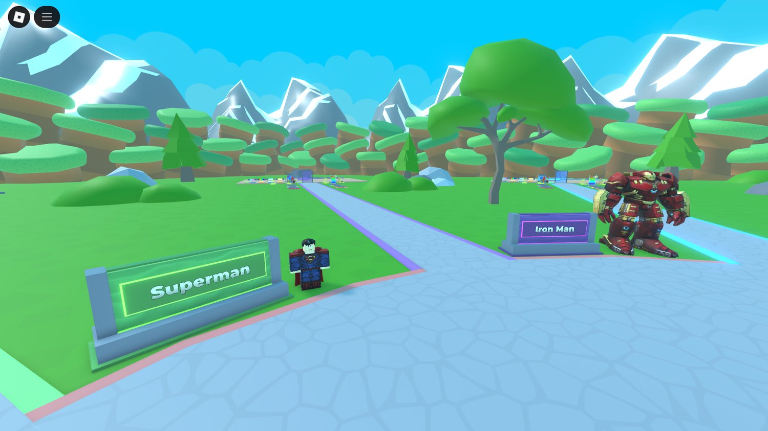 Players managing and upgrading superhero empire