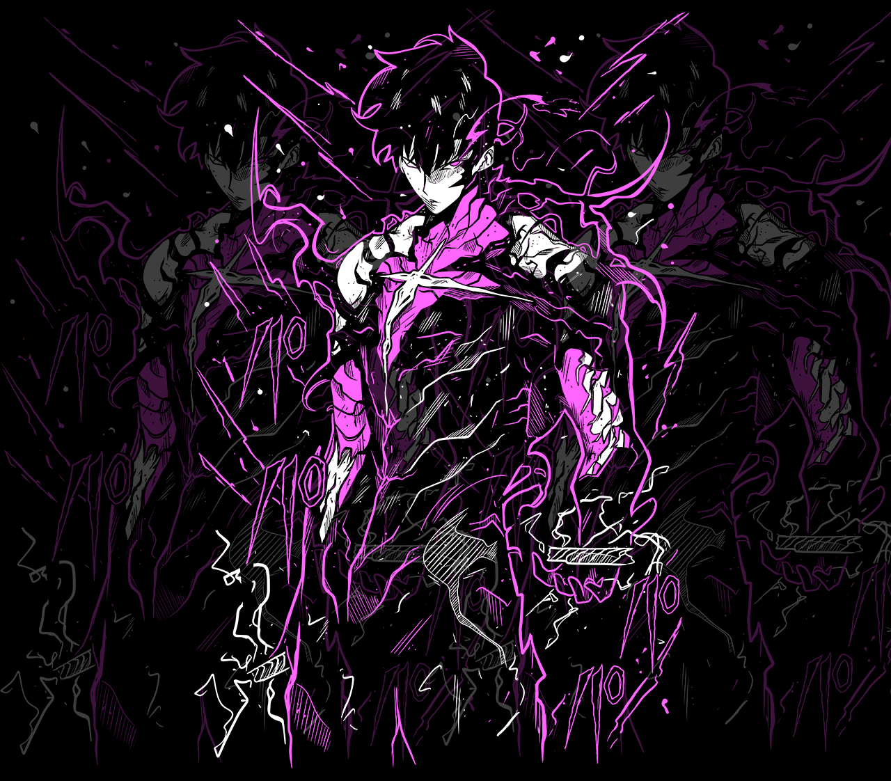DESIGN ANIME Solo Leveling Sung Jin Woo