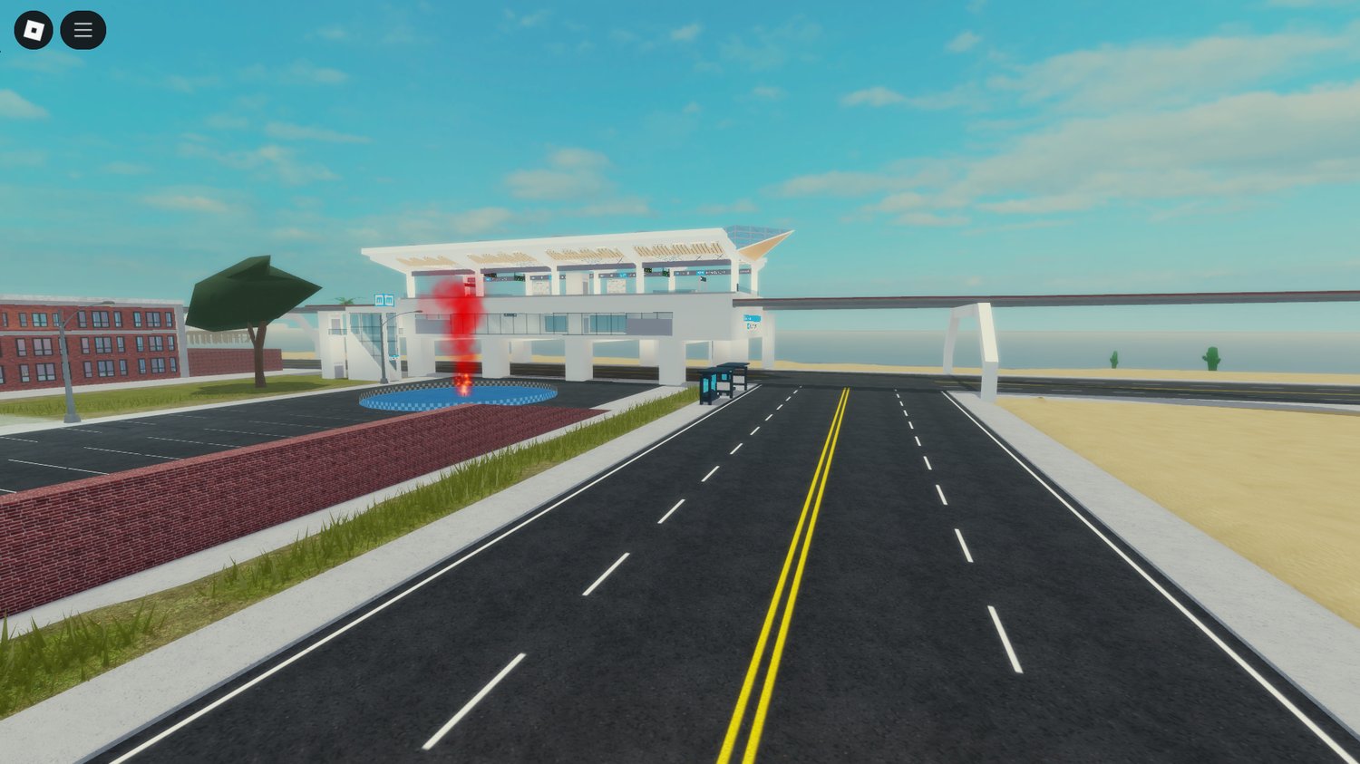 Car meet roleplay scene on Race Map