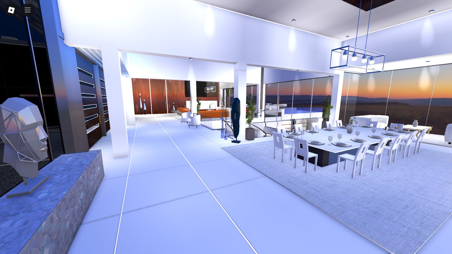 Private office room setup in Modern House