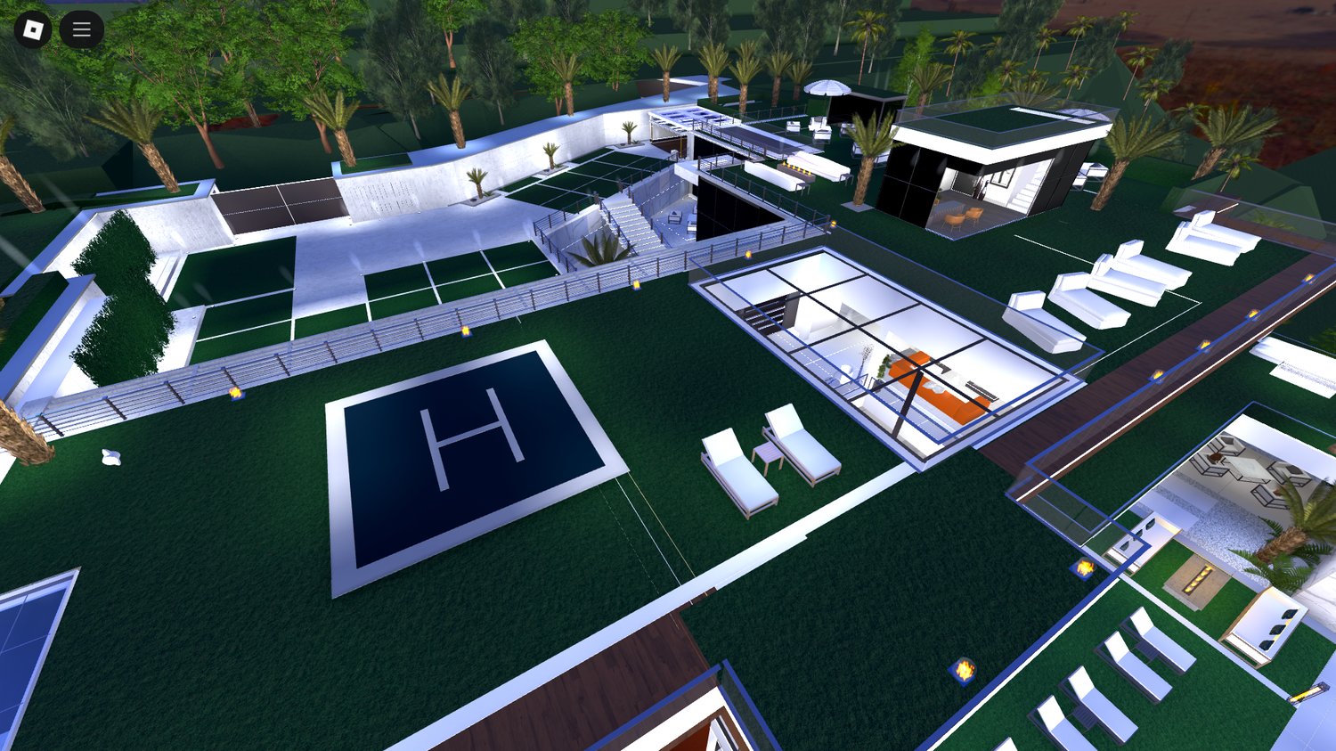 Grand billionaire’s mansion Roblox showcase