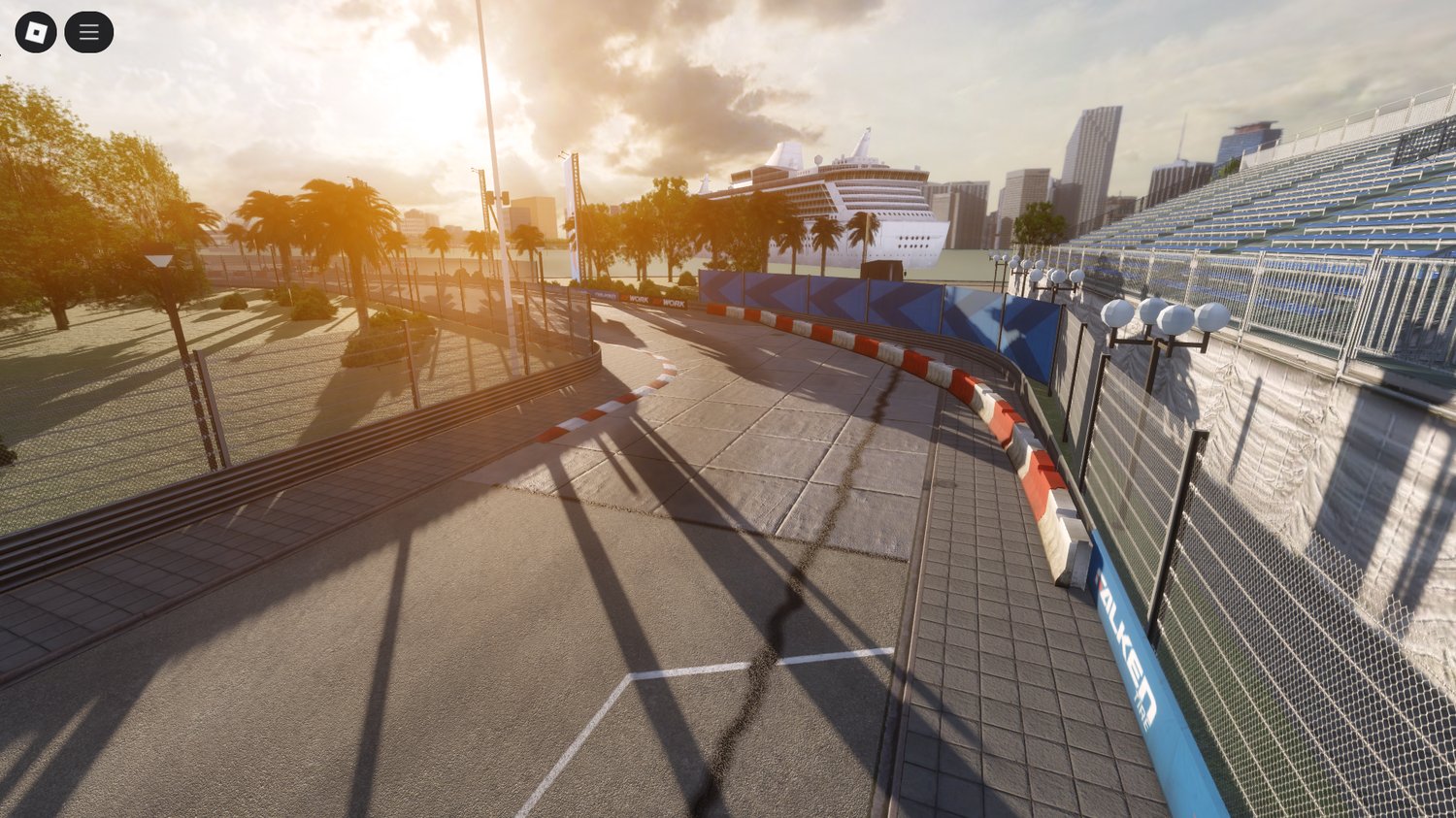 Roleplay car meet on bayside racing map