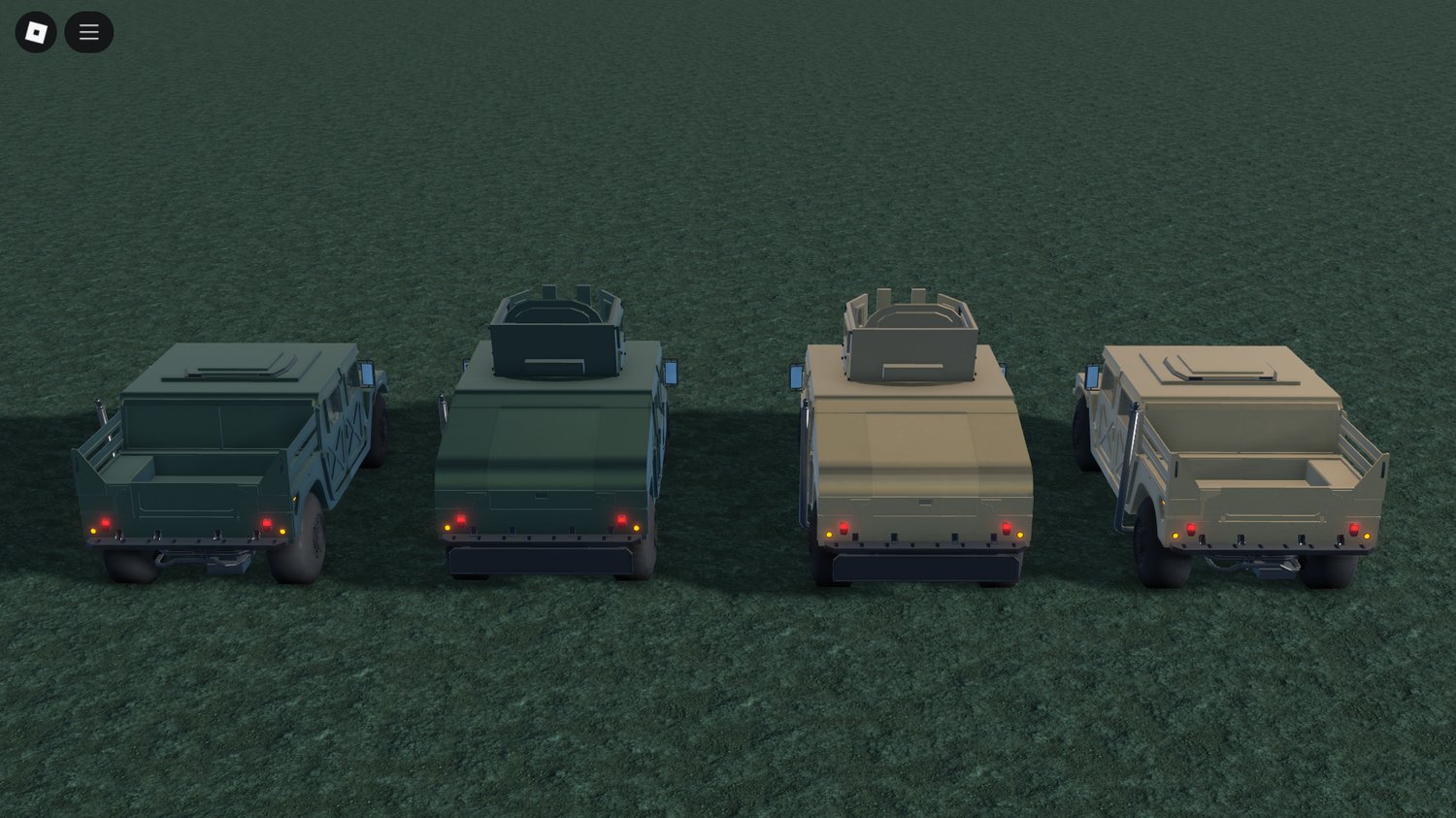 Player driving Humvee in roleplay