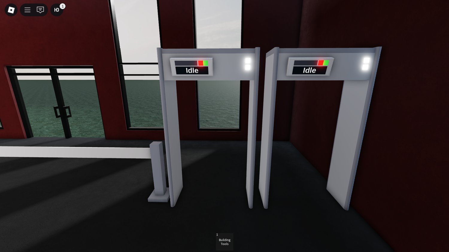 Judge office setup in Roblox military court