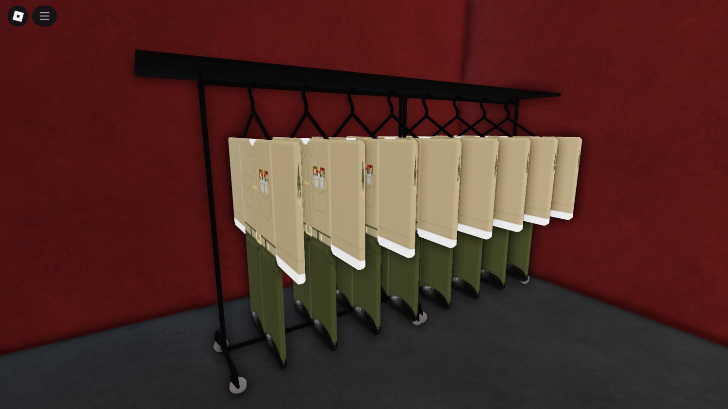 Side view of courtroom with seating