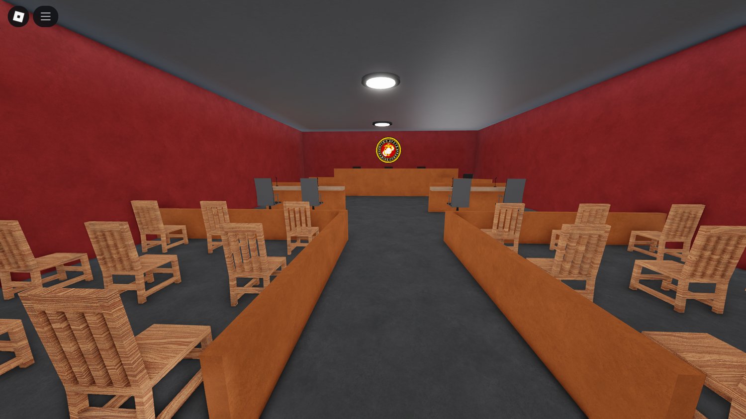 Roleplay scene with staff and participants