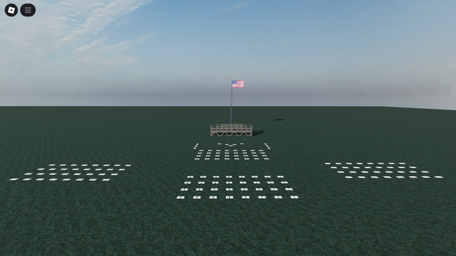 Roblox Military Podium full view