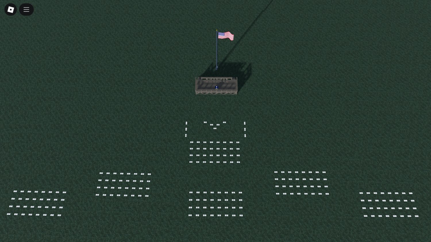 Podium set up for ceremony roleplay