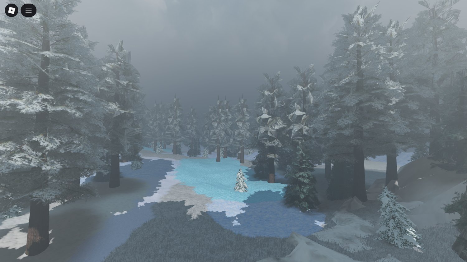 Dynamic winter lighting with atmospheric effects