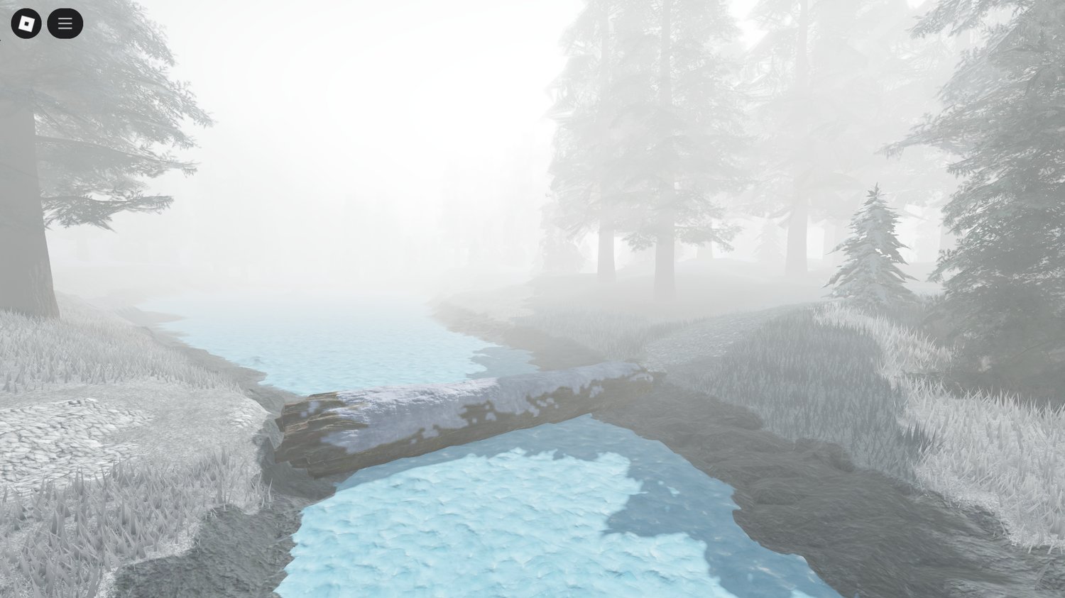 High-quality winter vegetation and terrain details