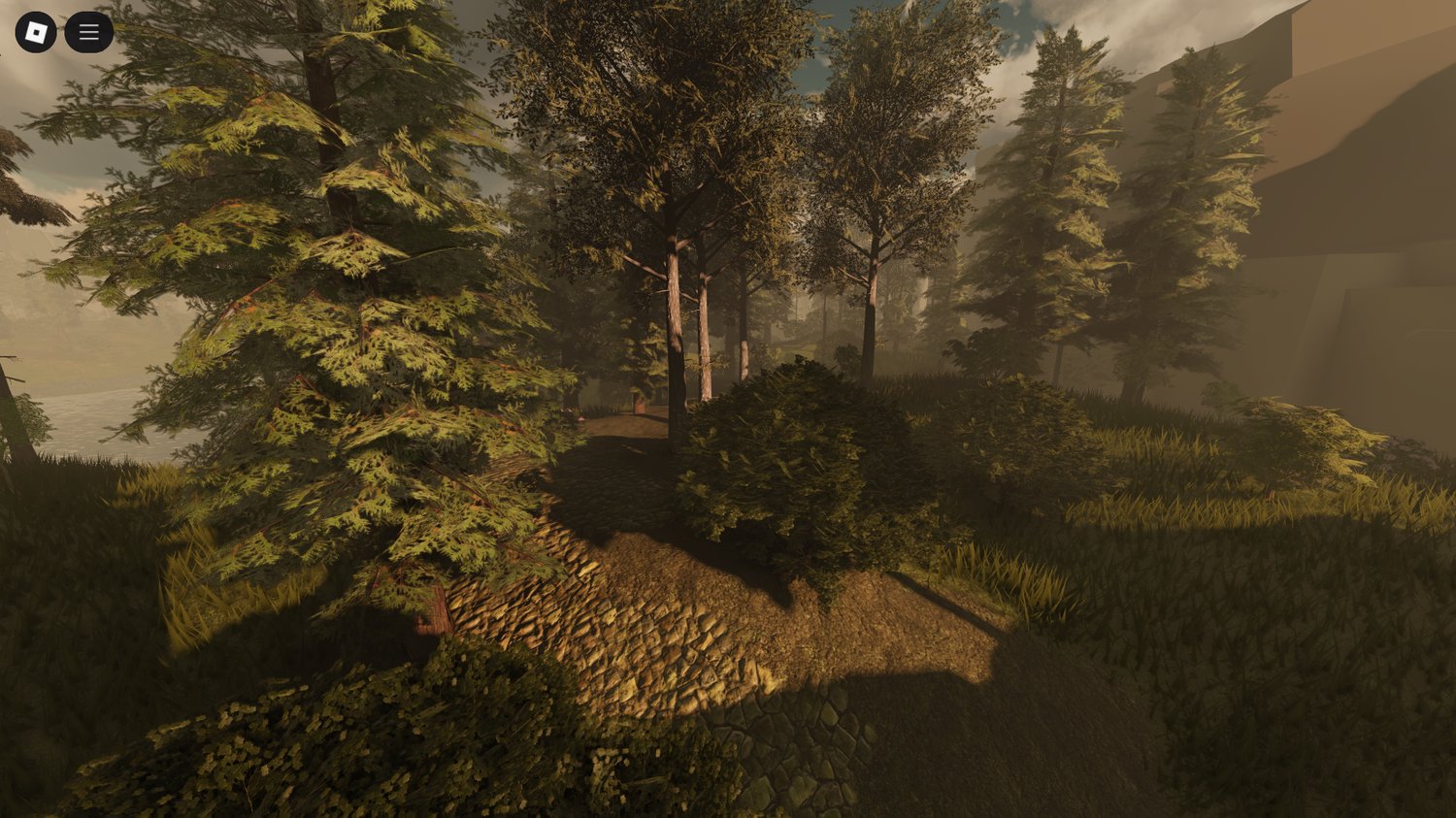 Dynamic lighting with sun rays and atmospheric effects