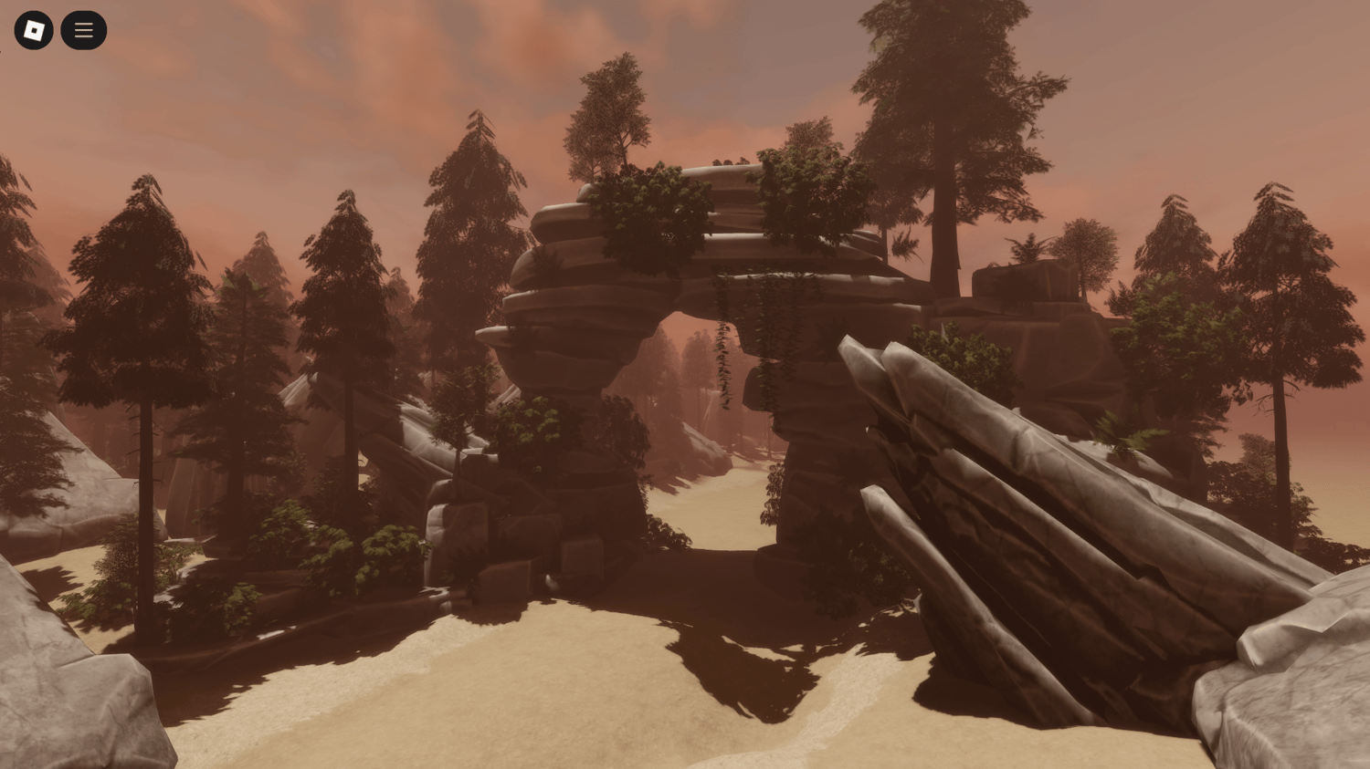 Dynamic lighting with sun rays and atmospheric effects