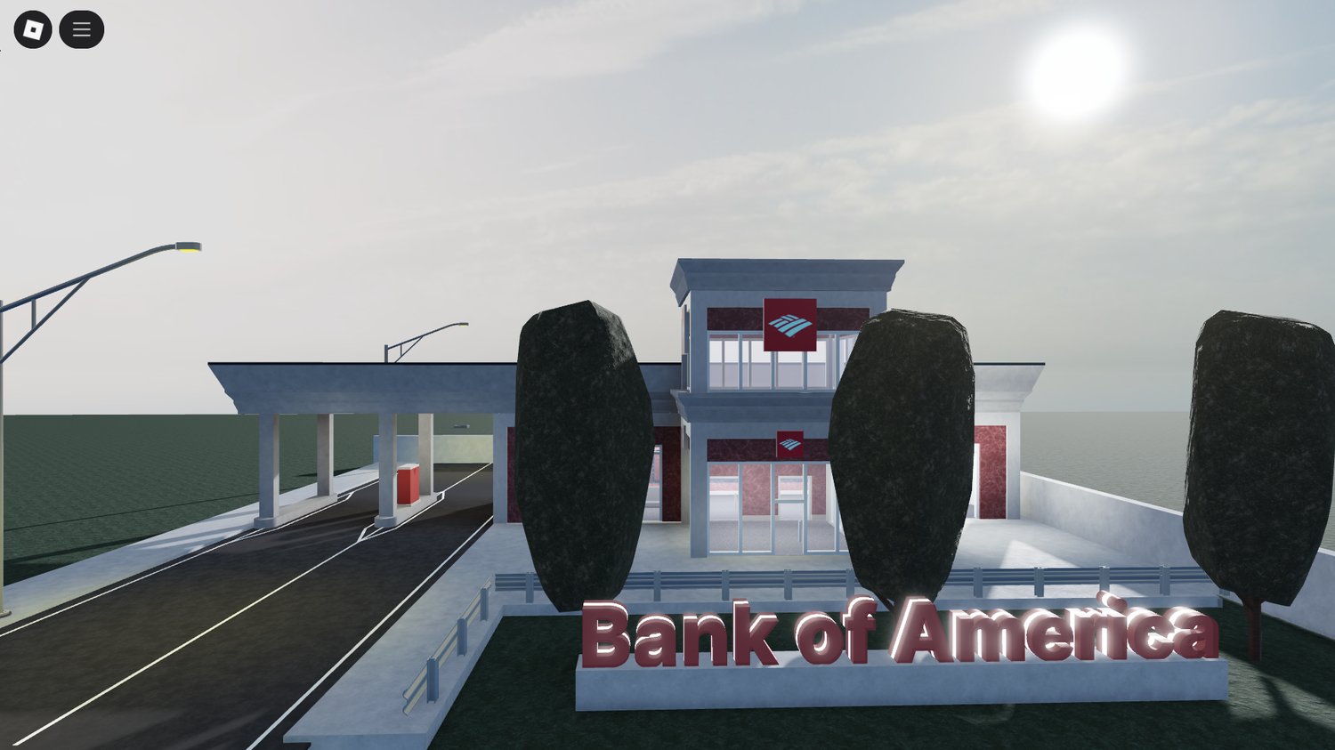 Exterior view of Bank of America Roblox building