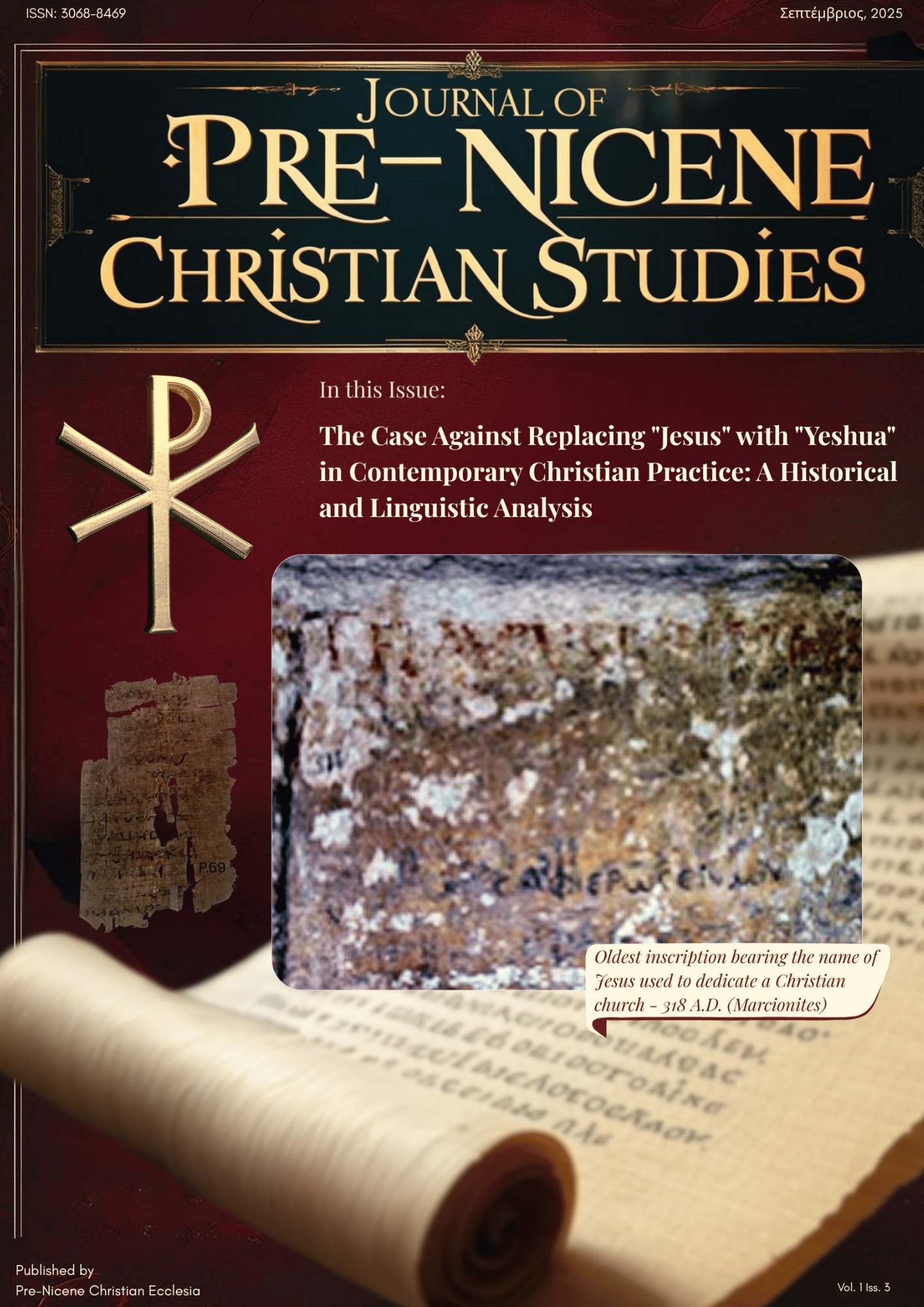 Journal of Pre-Nicene Christian Studies