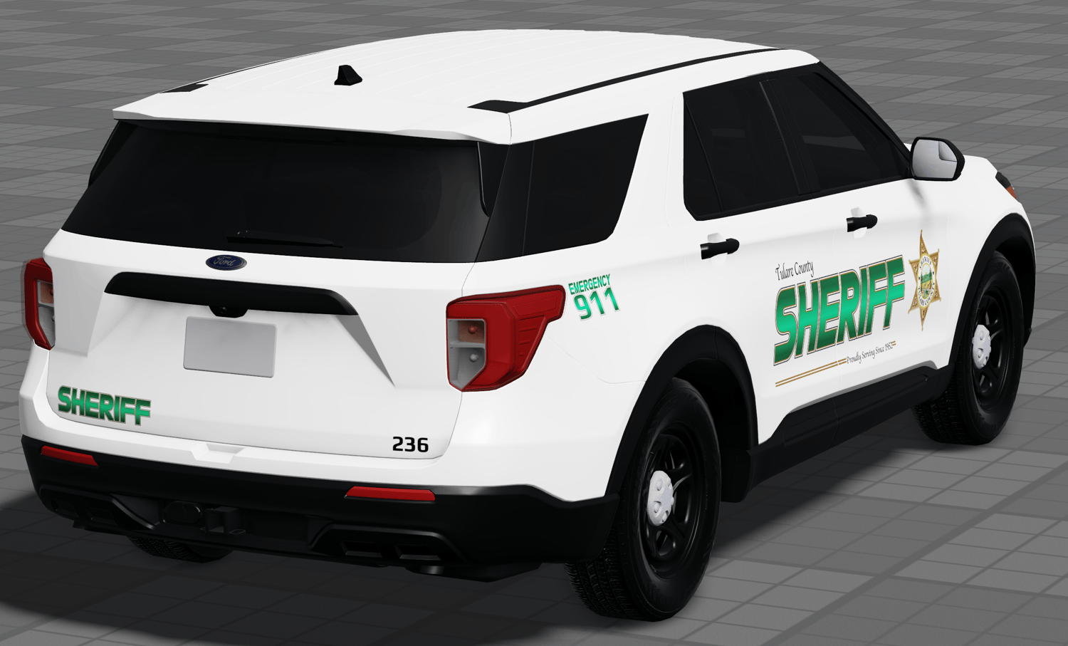 Tulare County, California Sheriff's Office 2020 Ford Explorer Patrol ...