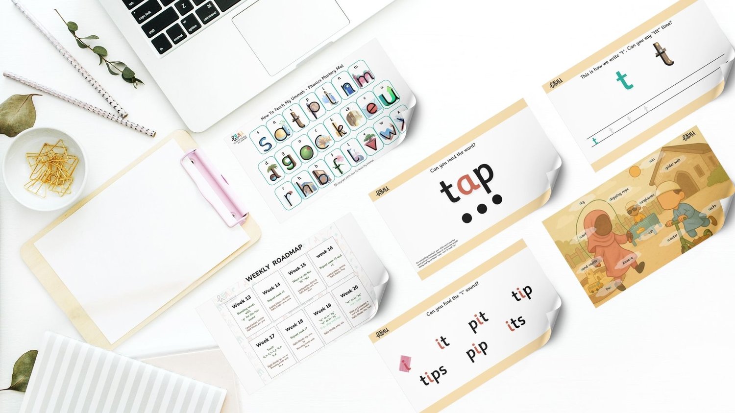 Islamic Phonics curriculum for muslim children learning to read and write