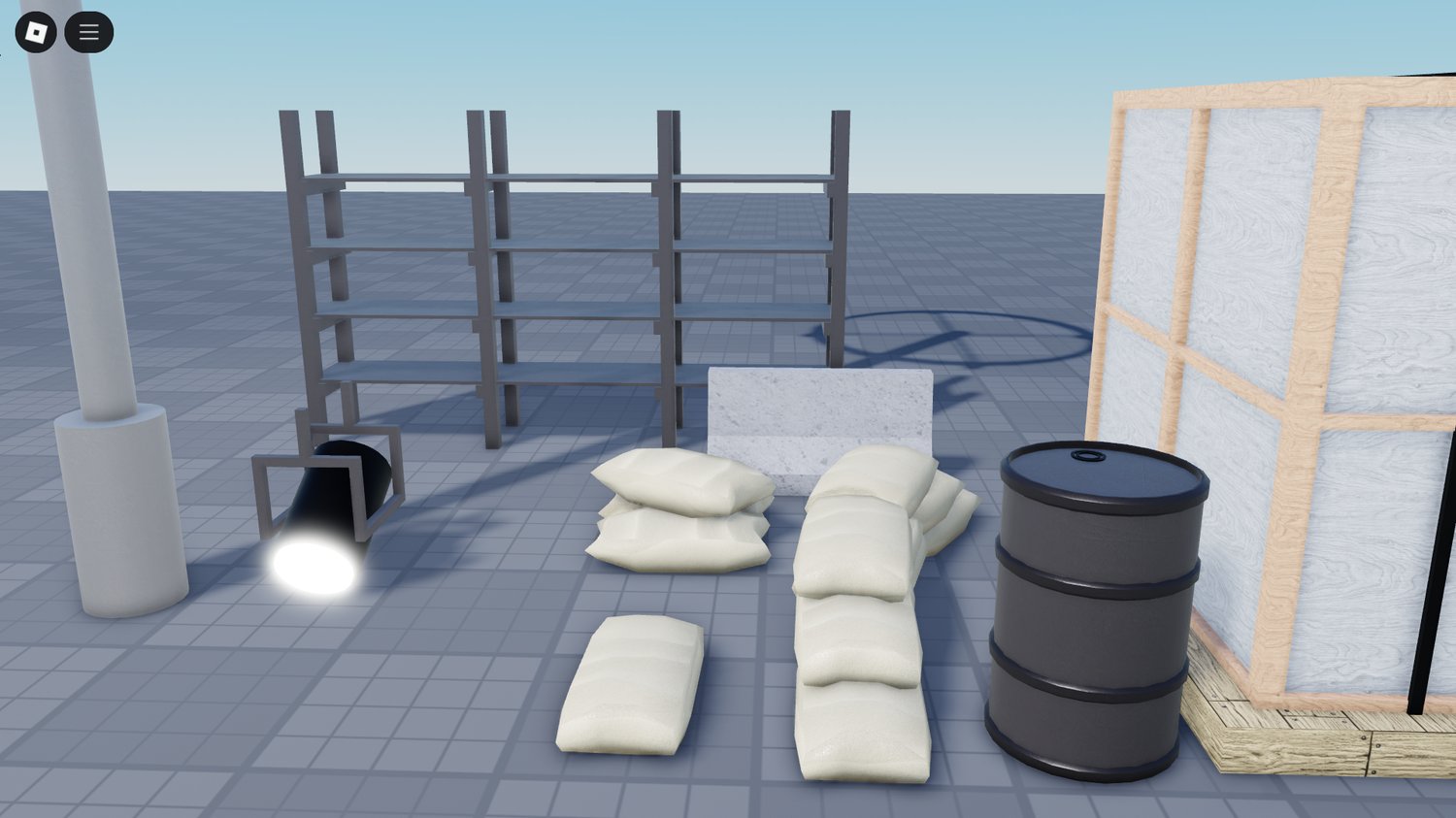 Roblox bags and survival props set