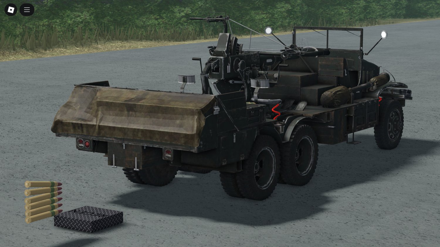 Roblox WWII convoy with CCKW 353 AA