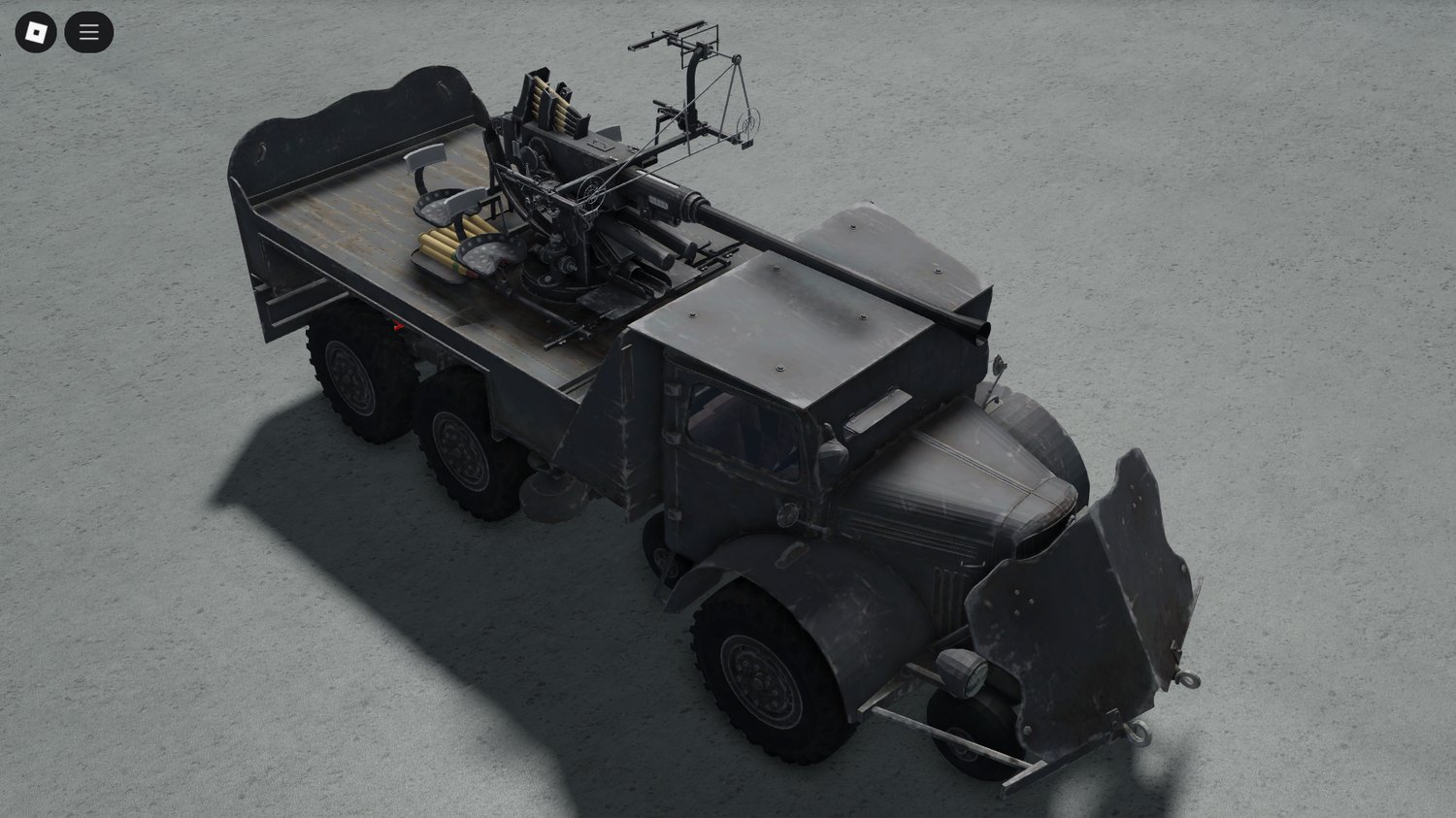 Roblox military convoy with LVTDGB M40 included