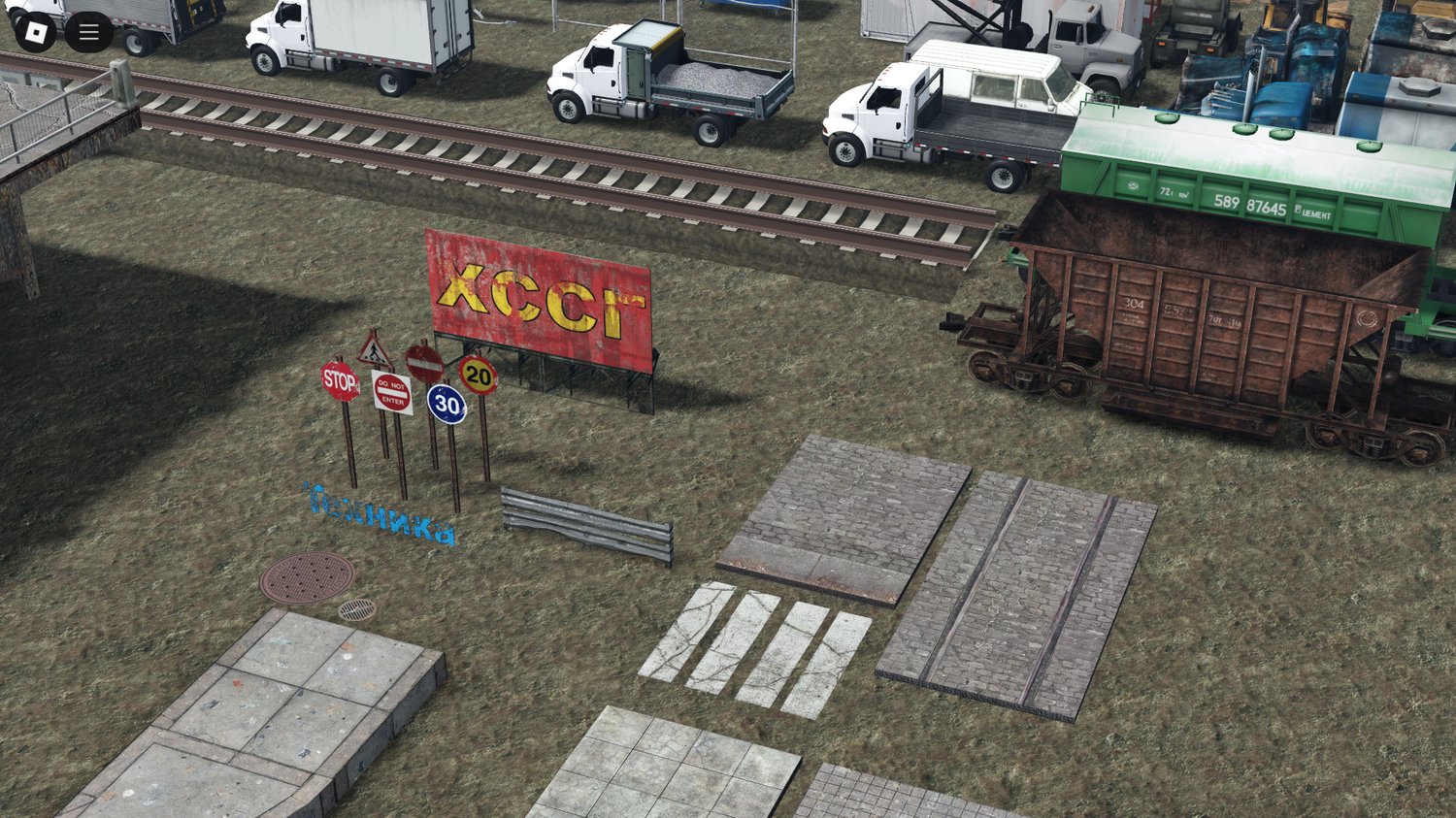 Scaffolding and building props in Roblox