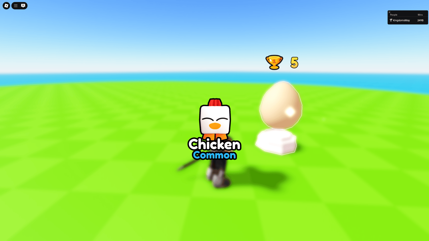 Roblox cartoon style pet system with textured pets