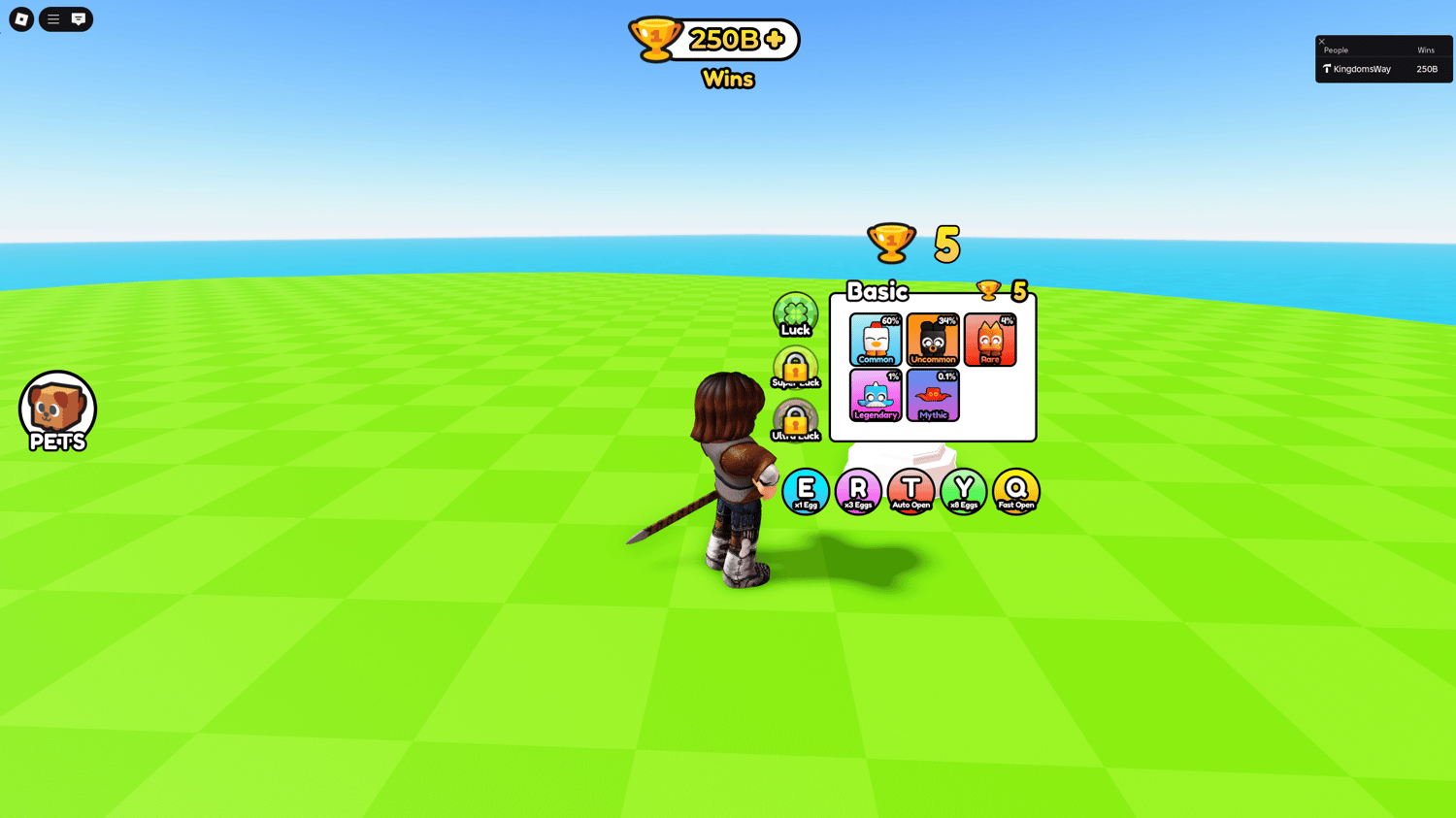 Roblox advanced pet system for RNG simulator games