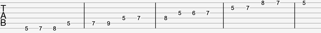 Harmonic minor scale 2