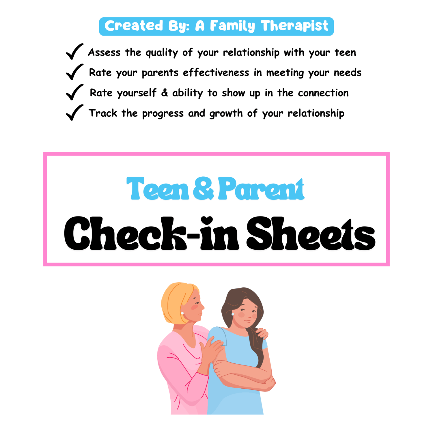 Teen & Parent Relationship Worksheets Bundle - Payhip