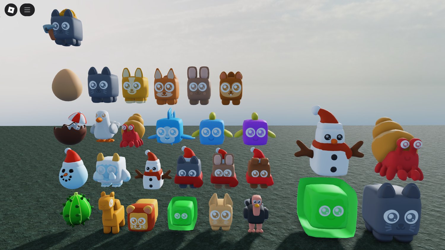 Roblox low poly pet pack collection preview