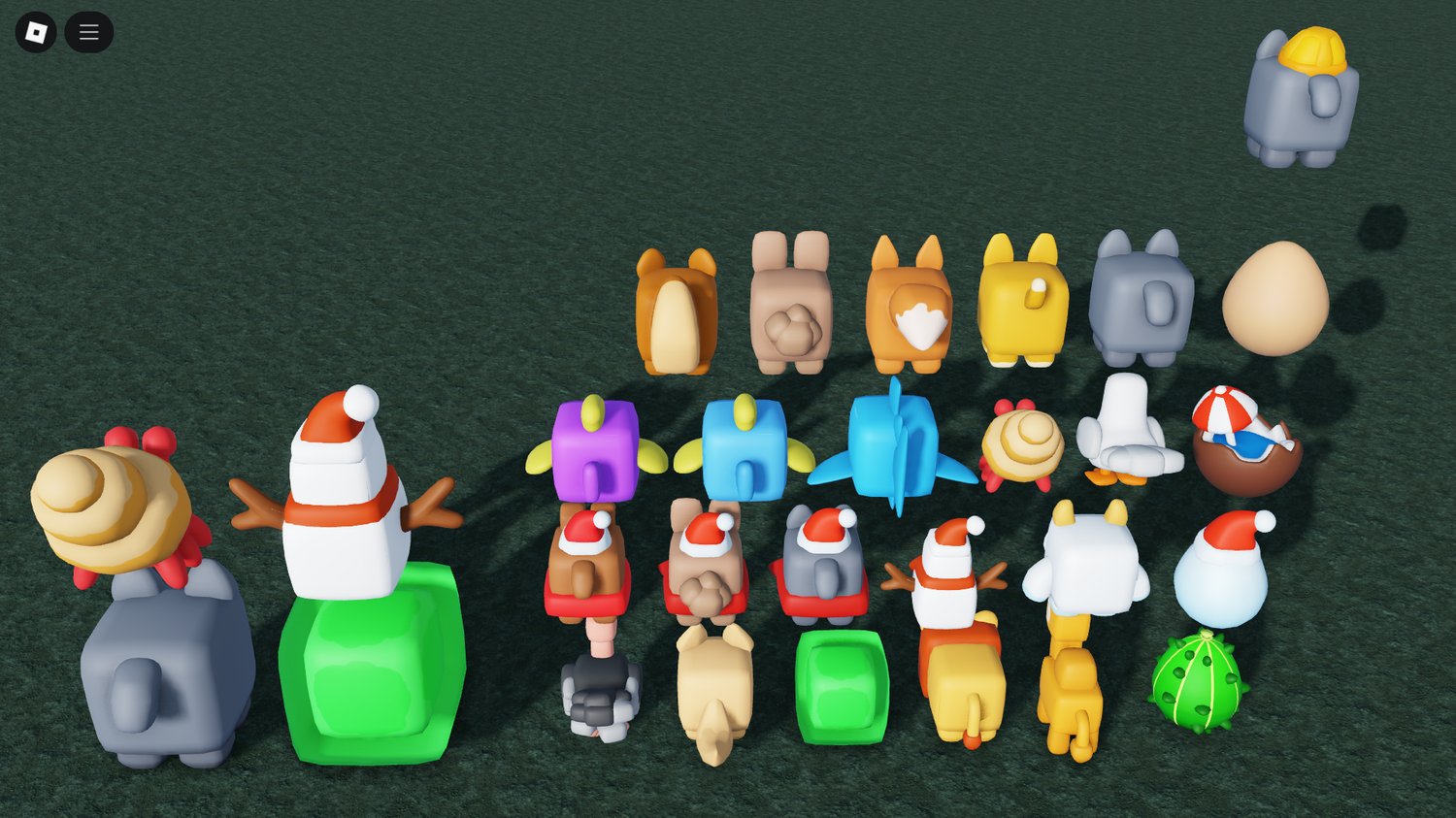 Cute low poly dog model from the pack