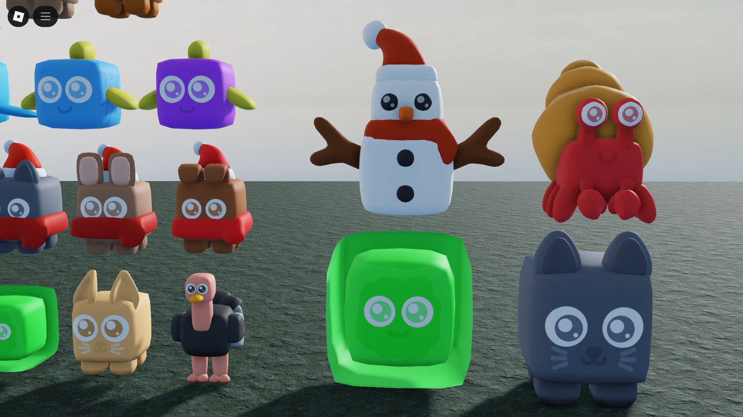 Low poly cat pet designed for Roblox sims