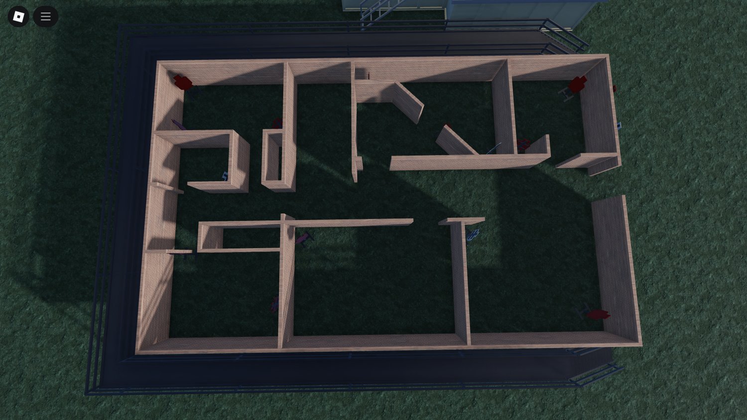 Reconfigurable rooms showing alternate mission profiles