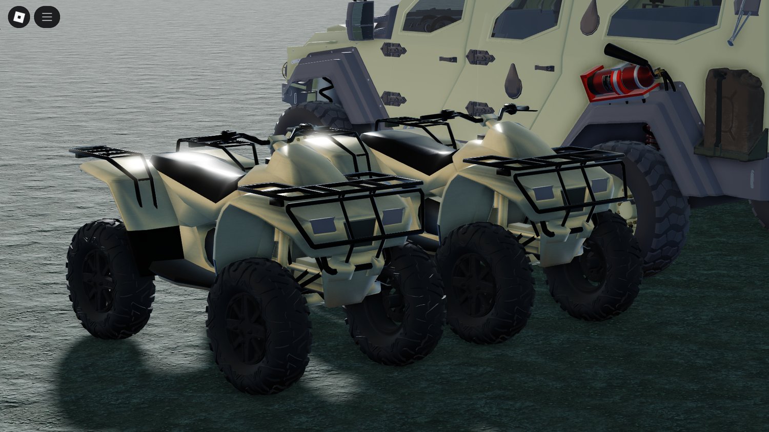 Terradyne Gurkha armored vehicle on patrol