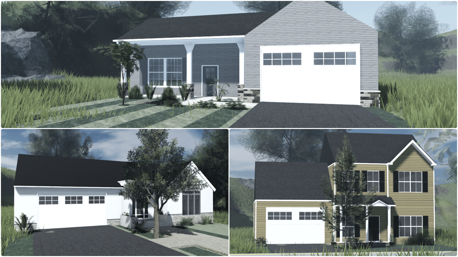 House Suburban Pack (3) - Payhip