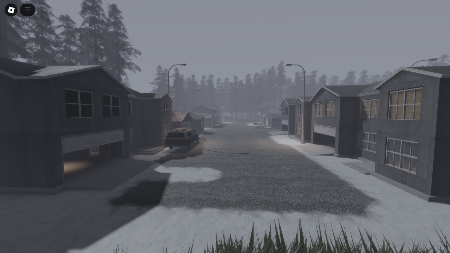 Small subway with enterable houses along the line